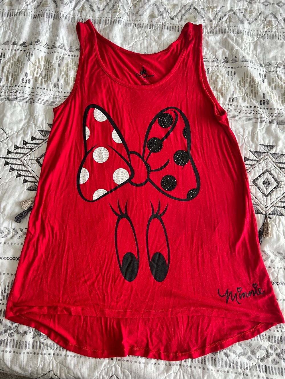 Disney Park Minnie Tank. Large